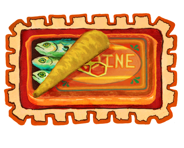 Sardine Can Vinyl Sticker